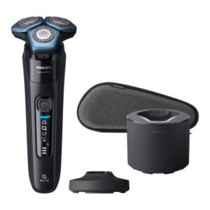 AFEITADORA PHILIPS SERIE 7000 S7783/55 COLOR NEGRO TINTA 3 CABEZALES USO EN SECO Y HUMEDO INALAMBRIC