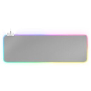 ALFOMBRILLA MARS GAMING MMPRGB2S SILVER ILUMINACION RGB EN CONTORNO TAMAÑO XXL 800x300mm 4mm INTEGRA