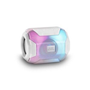 ALTAVOZ BLUETOOTH PORTABLE MAS GAMING MSBAX WHITE 10W RADIO FM, PUERTO USB Y MICROSD ILUMINACION RGB