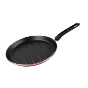 asador-magefesa-k2-rojo-28-bajo-acero-antiadherente-efecto-piedra-todo-tipo-cocina-apta-lavavajillas