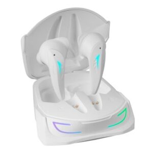 AURICULAR INTRAUDITIVO BLUETOOTH MARS GAMING MHI-ULTRA WHITE BT 5.3 TWS  ANC+ENC PASIVA ILUMI