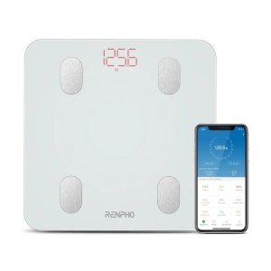 bascula-de-bano-inteligente-renpho-elis-1s-bluetooth-con-app-analisis-corporal-imc-color-blanco
