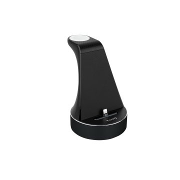 base-carga-tooq-tqcd02l-para-apple-watch-iphone-color-negro