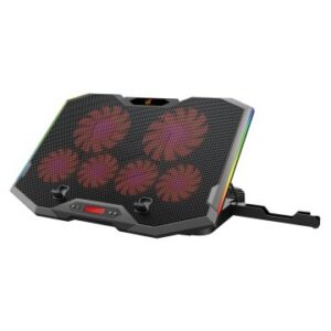 BASE DE REFRIGERACION PARA PORTATILES GAMING CONCEPTRONIC HASTA 17" 6 VENTILADORES LUZ RBG