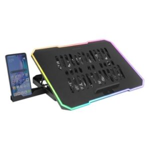 BASE DE REFRIGERACION PARA PORTATILES MARS GAMING MNBC7 6 VENTILADRES STAND CON 6POSICIONES SOPORTE