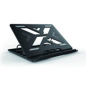 SOPORTE DE PORTATIL CONCEPTRONIC DE ALUMINIO COLOR NEGRO