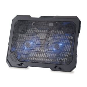 BASE DE REFRIGERACION PARA PORTATILES CONCEPTRONIC 2 VENTILADORES 125MM HASTA 15.6"