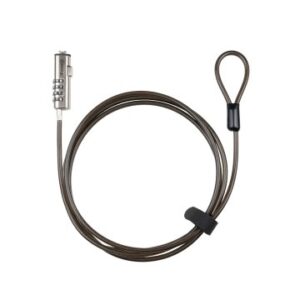 CABLE DESEGURIDAD PORTATILES /MONITORES/TELEVISORES TOOQ TQCLKC0035-G SISTEMA NANO CON COMBINACION
