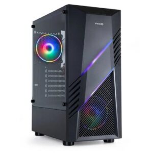 CAJA ATX SEMITORRE GAMING TOOQ TQGCC102-B "BIOHAZARD" NEGRA ATX/Micro ATX/Mini ITX FRONTAL LED RGB V