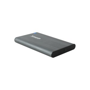 caja-externa-25-usb-30-tooq-tqe-2503g-gris-para-hd-ssd-de-hasta-95mm-sata-usb-30-31-sin-tornillos