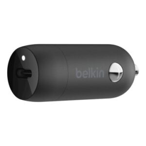 CARGADOR DE COCHE BELKIN CCA003BTBK USB-C PD 20W BOOST CHARGE COLOR NEGRO