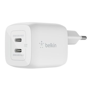 cargador-de-pared-belkin-wch011vfwh-doble-usb-c-gan-boost-charge-pro-45w-25w20w