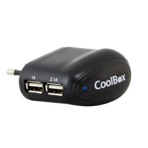 CARGADOR DE PARED COOLBOX 2xUSB 2500mA