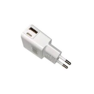 CARGADOR DE PARED NORTESS KIT 5 UNIDADES USB 1 PUERTO USB A + PUERTO USB-C COLOR BLANCO