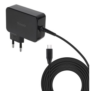 cargador-de-pared-tooq-tqlc-usbcgan100pd-usb-c-pd-100w-con-sistema-gan-color-negro