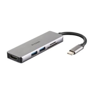 DOCKING USB-C D-LINK DUB-M530 A 1xHDMI 4K 2xUSB-A 3.0 1xLECTOR DE TARJETAS
