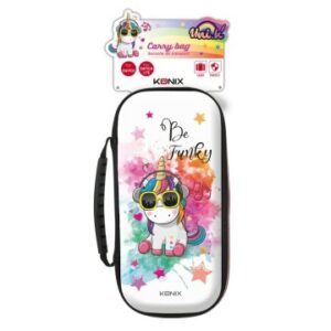 FUNDA KONIX SWITCH UNIK BE FUNKY COMPATIBLE CON SWITCH Y VERSION LITE RED ALMACENAJE 8 CARTUCHOS KX-