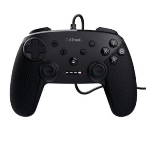 GAMEPAD TRUST GXT 541 MUTA 24789 COLOR NEGRO CABLE 3m PANEL DIGITAL INTERCAMBIABLE GATILLO SENSIBLE