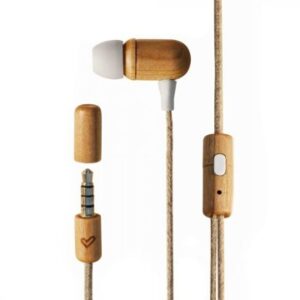 AURICULAR ENERGY SISTEM ECO CHERRY WOOD JACK 3.5mm CON MICROFONO, CONTROL TALK