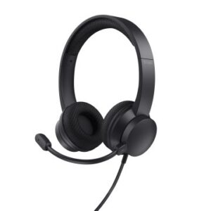 HEADSET TRUST HS-260 25334 USB USB ADAPTADOR USB-C MICROFONO PLEGABLE CON CANCELACION DE RUIDO