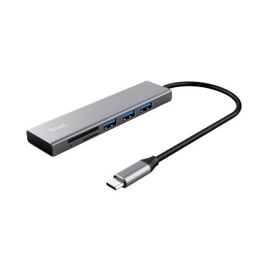 hub-trust-halyx-aluminium-usb-c-a-3-puertos-usb-a-y-lector-de-tarjetas-micro-sd-diseno-metalico-24191