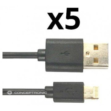 kit-5-unidades-cable-lighting-nortess-iphone-5-6-7-8-x-ipad-1-metro-color-negro