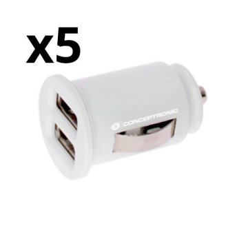 kit-5-unidades-cargador-nortess-24a-2-puertos-usb-5v-12-24v-color-blanco