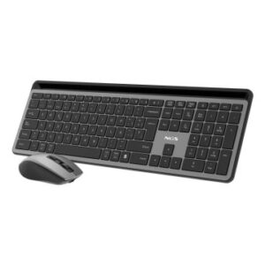 TECLADO Y MOUSE NGS ECLIPSE KIT MULTIFUNCIÓN RECARGABLE CON 12 TECLAS MULTIMEDIA