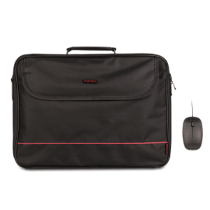 MALETIN NGS BUREAU KIT MALETIN PASSENGER HASTA 16"+RATON OPTICO USB FOG NEGRO