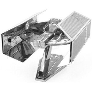MAQUETA 3D METAL FASCINATIONS STAR WARS DARTH VADER TIE FIGHTER MONTAJE SIN PEGAMENTO NI SOLDADURA