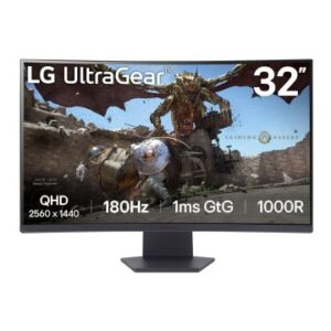 MONITOR 32" CURVO DP HDMI LG 32GS60QC-B-QHD 2560X1440 180 Hz 1000R