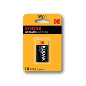 PILAS LR61 KODAK ALCALINA XTRALIFE 9V 1 UNIDAD (ecotasas incluidas)