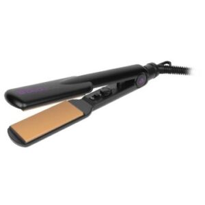 PLANCHA DE PELO BEAUTAC BT3800 BLACK PLACA CERAMICA/TURMALINA TECNOLOGIA DE IONES 130º-230º COLOR BL