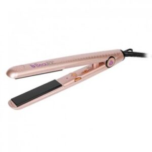 PLANCHA DE PELO BEAUTAC BT5100 GOLD PLACA CERAMICA/TURMALINA TECNOLOGIA DE IONES ALISA Y ONDULA 110º