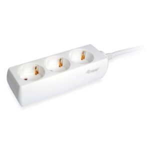REGLETA ALIMENTACION EQUIP CON 3 TOMAS CABLE DE RED DE 1.5 METROS