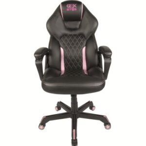 SILLA GAMER KONIX GEEK STAR ONYX GRAN COMODIDAD Y ERGONOMIA INCLINACION HASTA 15º COLOR NEGRO Y LILA
