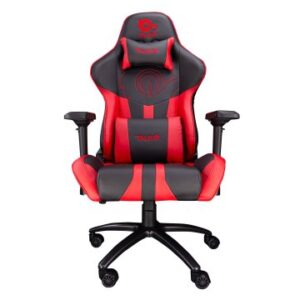 SILLA GAMER TALIUS VIPER NEGRA/ROJA, 4D, BUTTERFLY, BASE METAL, RUEDAS 60MM, GAS CLASE 4