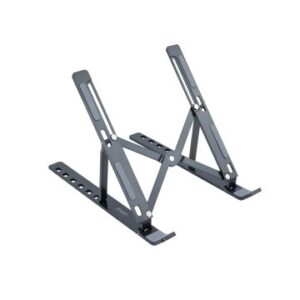 SOPORTE DE PORTATIL TOOQ ALUMINIO PLEGABLE COLOR GRIS