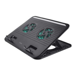 BASE DE REFRIGERACION PARA PORTATIL TRUST CYCLONE CON 2 VENTILADORES HASTA 16" 17866