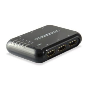 SWITCH HDMI EQUIP 5 ENTRADAS 1 SALIDA HDMI 1.4A 4K DTS-HD CON MANDO