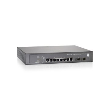 switch-level-one-gep-1020-10p-10-100-1000-8-p-poe-plus-150w-2-sfp
