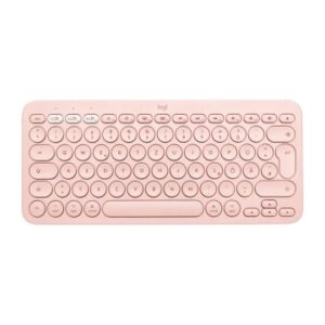 TECLADO LOGITECH BLUETOOTH K380 PARA MAC PARA TRES DISPOSITIVOS COLOR ROSA P/N:920-010400