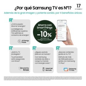 TELEVISOR 75" SAMSUNG TU75CU8075U CRYSTAL 4K UHD 3xHDMI 2xUSB BT  RJ45 SMART TV TIZEN VESA 400x400