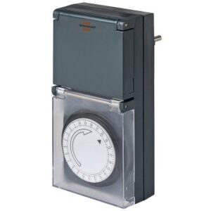 TEMPORIZADOR DE EXTERIOR MZ-44 MECANICO 24 HORAS CON PROTECION IP 44