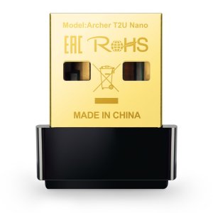 USB WIFI TP-LINK ARCHER T2U Tamaño NANO AC600 150MB EN 2,4GHZ Y 433MB EN 5GHZ