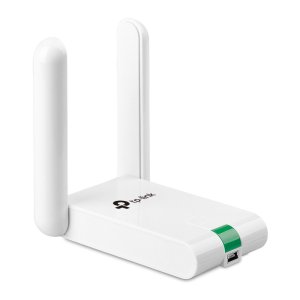 USB WIFI TP-LINK WN822N 300MB ALTA GANANCIA 2 ANTENAS FIJAS CABLE DE EXTENSION USB