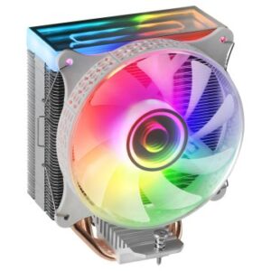 VENTILADOR CON DISIPADOR DE CPU MARS GAMING MCPU-VR WHITE DISEÑO DOBLE ESPEJO INFINITO 4 HEADPIPES T