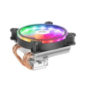 VENTILADOR CON DISIPADOR PARA CPU MARS GAMING MCPU220 BLACK ILUMINACION DUAL ARGB PERFIL BAJO DISIPA