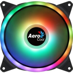 VENTILADOR INT. AEROCOOL DUO ARGB 140mm ANILLO LED DUAL