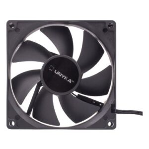 VENTILADOR INTERNO UNYKA 90mm COLOR NEGRO 7 ASPAS